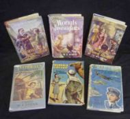 W E JOHNS (6 ttls): WORRALS OF THE ISLANDS, 1945, 1st edn, orig cl, d/w; WORRALS IN THE WILDS, 1947,