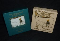 MARY TOURTEL: THE ADVENTURES OF RUPERT, A COLLECTION OF THE FIRST FOUR PUBLICATIONS, 2001, 4 Vols,