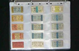 Two Albums: Liverpool Overhead Railway Tickets + good quantity preserved Railway Tickets