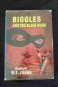 W E JOHNS: BIGGLES AND THE BLACK MASK, 1964, 1st edn, orig cl, d/w