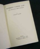 EVELYN WAUGH: ROBBERY UNDER LAW, 1939, 1st edn, orig cl, gt