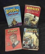 W E JOHNS (4 ttls): ANOTHER JOB FOR BIGGLES, 1951, 1st edn, orig cl, d/w; BIGGLES GOES TO SCHOOL,