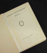 [LUCY VIOLET HODGKIN]: GEORGE LLOYD HODGKIN 1880-1918, The Edinburgh Press 1921, 1st edn printed for