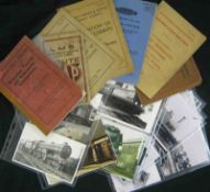 A Packet: Assorted Railway Ephemera including Route Maps, Tickets, Instruction Books and Manuals,