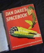 MARCUS MORRIS AND FRANK HAMPSON (eds): DAN DARE’S SPACE BOOK, [1953], 4to, orig cl bkd pict bds,
