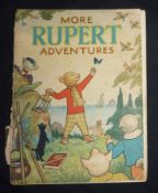 MORE RUPERT ADVENTURES, [1843], Annual, price unclipped, 4to, orig pict wraps, worn, inner joint