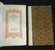JOHN MILTON: POEMS IN ENGLISH, Ill William Blake, Nonesuch Press, 1926, (1450), 2 Vols, numbered,