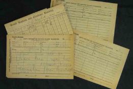 Four Ring Binders: Collection Assorted Railway Ephemera