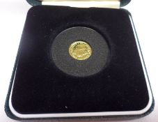 Guernsey 1999 Gold 5 Pound, cased