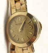 A Ladies circa 1960s Jaeger-LeCoutre 9ct Gold Cased Cocktail Watch (mechanical movement), with