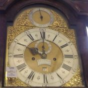 An 18th Century Burr Walnut cased Longcase Clock, John Ellicott of London, arched hood, (pagoda