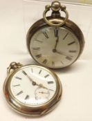 A Mixed Lot comprising: a 2nd quarter of the 19th Century Silver Pair Case Pocket Watch, the un-