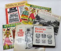 A small collection of various Books and Tape on Collecting Musical Boxes