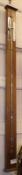 A Basic 20th Century Mahogany Framed Stick Barometer, central mercury tube and single scale 27-32,