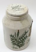 A Vintage Advertising Lidded Container for Boots Cash Chemists, bears old label (Flowers of