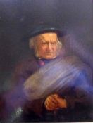 INDISTINCTLY SIGNED, OIL ON BOARD, A Scotsman, 11 ½” x 8 ½”
