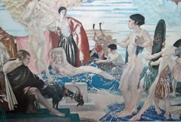 AFTER SIR WILLIAM RUSSELL FLINT, LIMITED EDITION COLOURED PRINT (FROM AN EDITION OF 850), “The