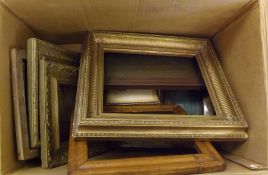 BOX: ASSORTED VICTORIAN AND LATER PICTURE FRAMES