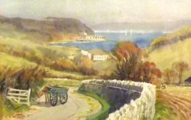 G W TURPITT, SIGNED, WATERCOLOUR, Irish Landscape, 9 ½” x 14”
