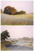 WILLIAM ELLIS, GROUP OF THREE WATERCOLOURS, Landscapes, assorted sizes (3)