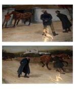 AFTER J C DOLLMAN, PAIR OF HAND COLOURED PHOTOGRAVURES, PUBLISHED 1887, “Warranted Quiet to Ride