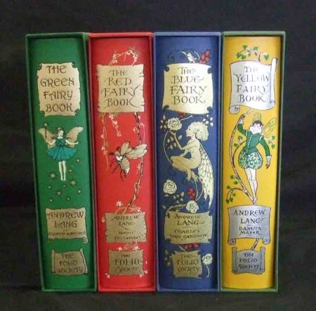 ANDREW LANG: THE YELLOW – GREEN – BLUE – RED FAIRY BOOK, Folio Society 2008, 2009, 2010, 2010, 2nd
