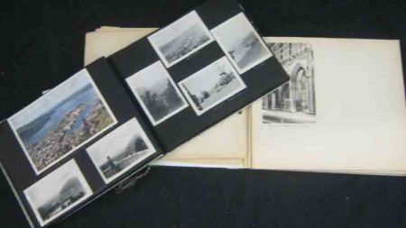 A Modern Scrap Album detailing a tour of Norway 1961, containing assorted snapshot photographs and