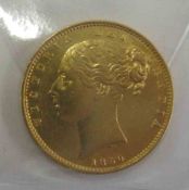 UK Queen Victoria 1850 Sovereign