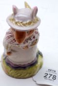 A Royal Doulton Brambly Hedge Figure “Old Mrs Eyebright”, DBH9, 3” high