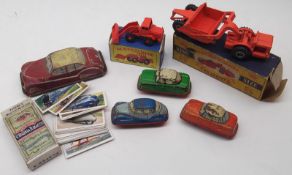 A small collection of assorted Vehicles, to include: Matchbox Kingsize Allis-Chalmers Earth