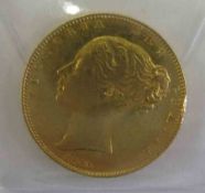 UK Queen Victoria 1845 Sovereign