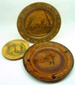 A Mixed Lot: Royal Doulton Croydon Church pattern 9 ½” and 10” Plates; together with a Royal Doulton