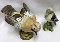 A Beswick Model of jay, No 1219; together with a Beswick Model of a kookaburra, Design No 1159,