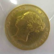 UK Queen Victoria 1847 Half-Sovereign