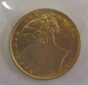 UK Queen Victoria 1855 Sovereign