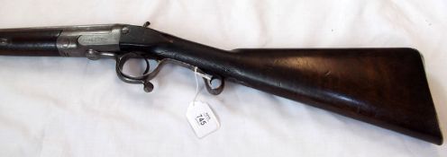Vintage Sporting Gun, converted from percussion by R Ringer, Great Orford Street, Norwich,