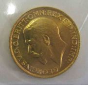 UK George V 1914 Sovereign