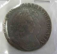 UK William and Mary 1692/2 Crown