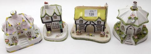 Four Coalport Cottages to include The Country Cottage, The Umbrella House, The Old Curiosity Shop