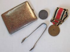 Special Constabulary Long Service Medal, Great War Clasp to Frank Knight + 1825 Half-Crown converted