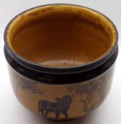 A Royal Doulton Series Ware Jardinière, decorated with the “Autumn” pattern (chip and hairline