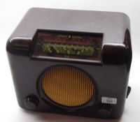 A mid-20th Century Bush Brown Bakelite Mains Radio, DAC90A