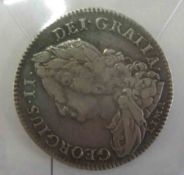 UK George III 1745 Half-Crown Lima