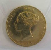 UK Queen Victoria 1853 Half-Sovereign