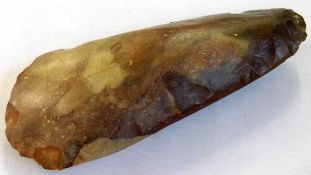 A Neolithic Flint Axe of typical form, 6 ½” long