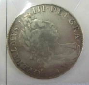 UK William III 1697 Half-Crown