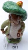 A Beswick Beatrix Potter Figure “Benjamin Bunny” 2nd version, BP3B, 4” high