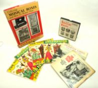 A small collection of various Books and Tape on Collecting Musical Boxes