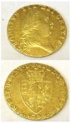 A George III Gold Guinea dated 1788.