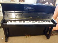 A modern Boston Upright overstrung Piano, designed by Steinway & Sons, numbered UP118E 1039OO, in